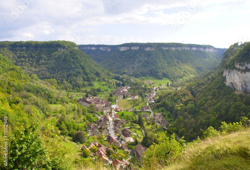 Obraz na płótnie francja wioska krajobraz pejzaż