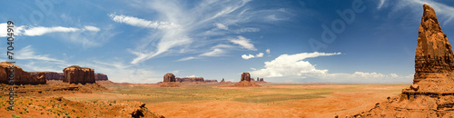 Obraz na płótnie widok pustynia droga dolina ameryka