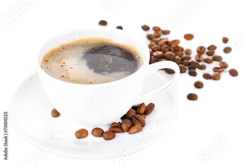 Plakat mleko expresso kawa kawiarnia