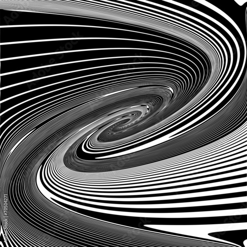 Naklejka fala sztuka wzór abstrakcja spirala