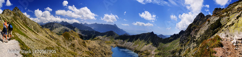 Naklejka tatry panorama pejzaż europa góra