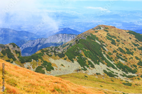Fototapeta szczyt wzgórze widok narodowy dolina