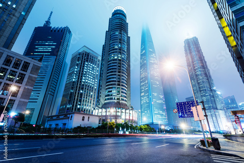 Obraz na płótnie niebo azja transport shanghaj chiny