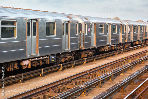 Obraz na płótnie nowy jork metro miejski peron