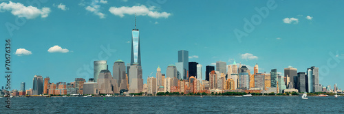 Obraz na płótnie panoramiczny miejski amerykański