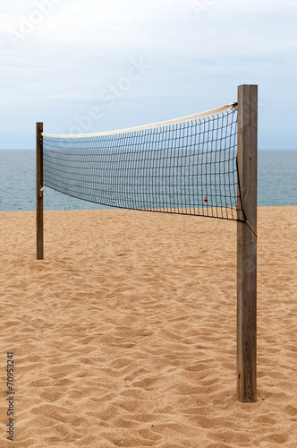 Naklejka siatkówka hiszpania lato plaża