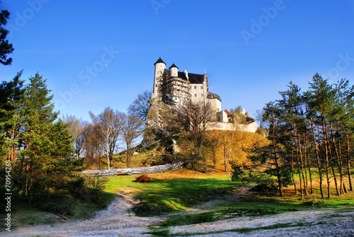 Naklejka stary zamek europa wieża