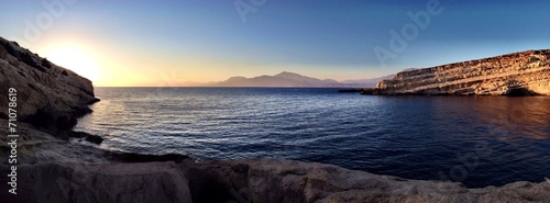Fototapeta panorama woda grecja