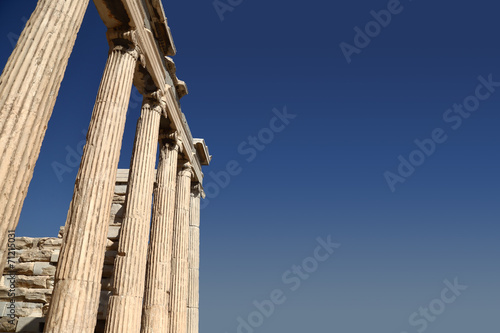 Naklejka ateny kolumna muzeum grecja architektura