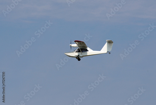 Fotoroleta sport niebo samolot wodolot latający