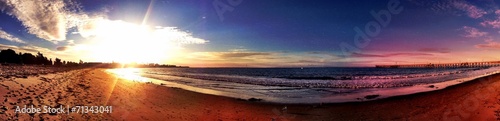 Fototapeta słońce kalifornia plaża ameryka