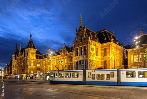 Naklejka architektura europa amsterdam