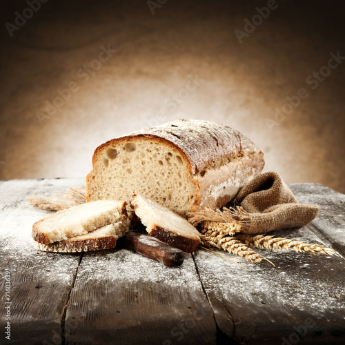 Obraz na płótnie jedzenie mąka vintage