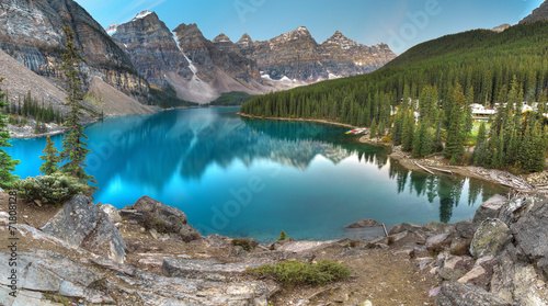 Fototapeta szczyt narodowy las krajobraz kanada