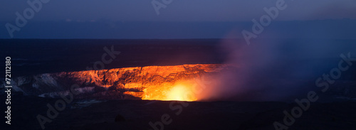 Fotoroleta wulkan pejzaż panoramiczny