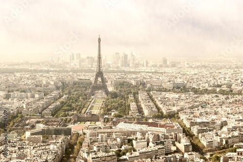 Obraz na płótnie wieża francja panorama