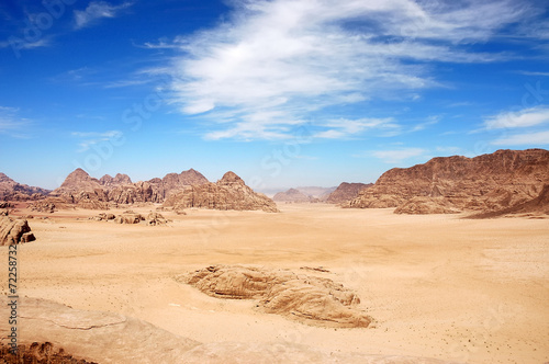 Fototapeta góra arabski niebo panoramiczny