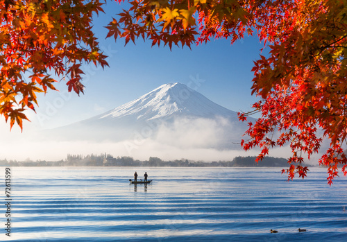Fotoroleta wulkan azja jesień