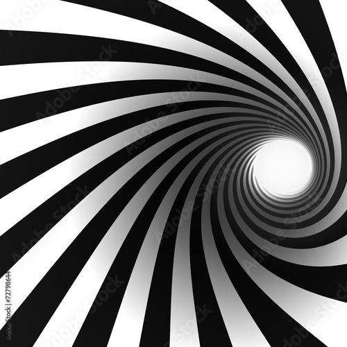 Naklejka sztuka tunel spirala tło halucynogen