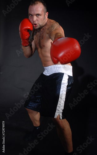 Fototapeta bokser sportowy sport