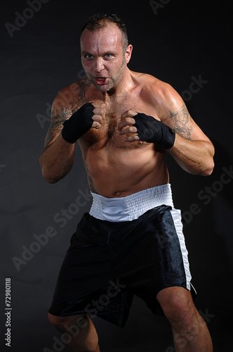 Fototapeta sportowy sztuki walki bokser
