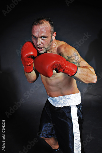 Fototapeta sport bokser sportowy mężczyzna sztuki walki
