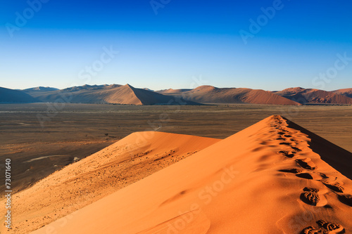 Fototapeta afryka pejzaż niebo pustynia