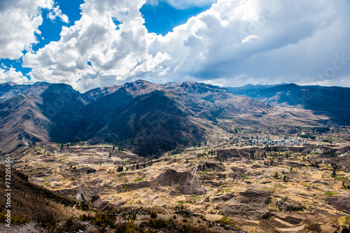 Fototapeta ameryka południowa widok niebo góra arequipa