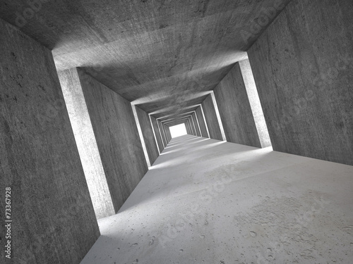Plakat wejście łuk 3D korytarz tunel