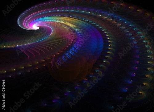 Fototapeta spirala kolaż obraz wzór
