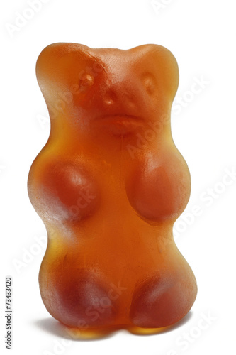 Plakat niedźwiedź jedzenie dzieci owocowy