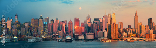 Fotoroleta panorama zmierzch panoramiczny świt amerykański