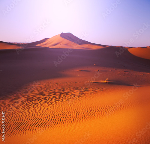 Naklejka pustynia wzgórze pejzaż natura