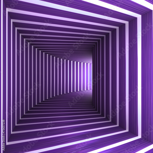 Naklejka korytarz wzór 3D perspektywa tunel