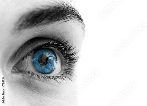 Fotoroleta oko rzęsa twarz ciało ludzie