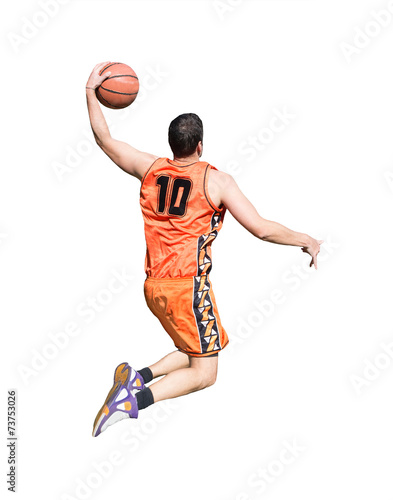 Fotoroleta fitness koszykówka portret mężczyzna