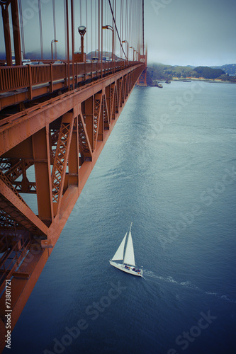 Obraz na płótnie golden gate kalifornia most