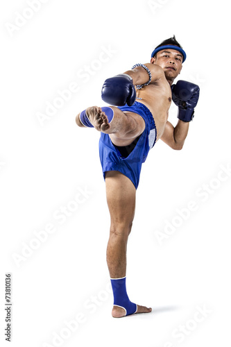 Fototapeta tajlandia sztuki walki ćwiczenie fitness kick-boxing