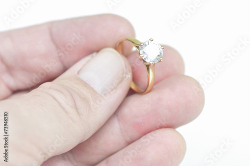 Naklejka allein diament biżuteria