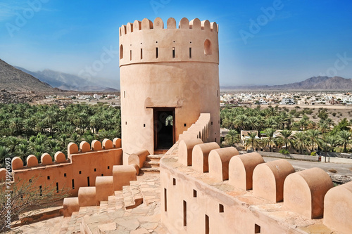 Obraz na płótnie góra rejs zamek wioska arabski