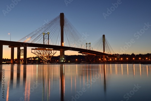 Fototapeta vancouver autostrada most