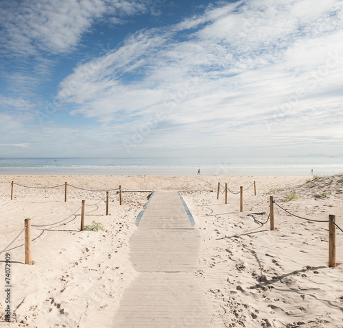 Fototapeta morze wydma plaża wejście brzeg