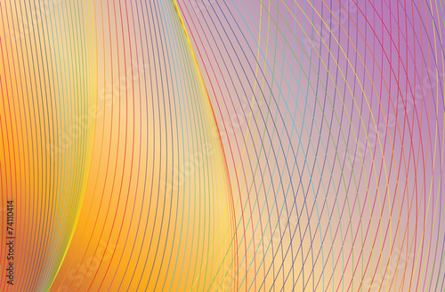 Fotoroleta tęcza fala wzór kolor