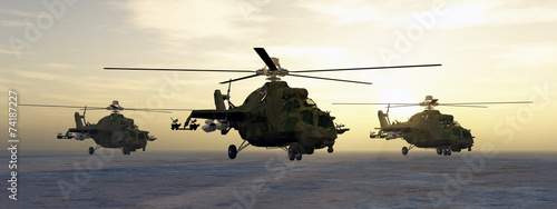 Fotoroleta wojskowy panorama słońce 3D lotnictwo