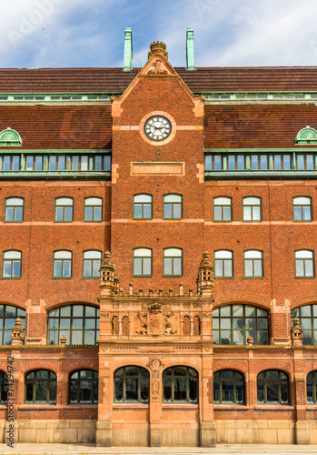 Naklejka szwecja narodowy skandynawia architektura