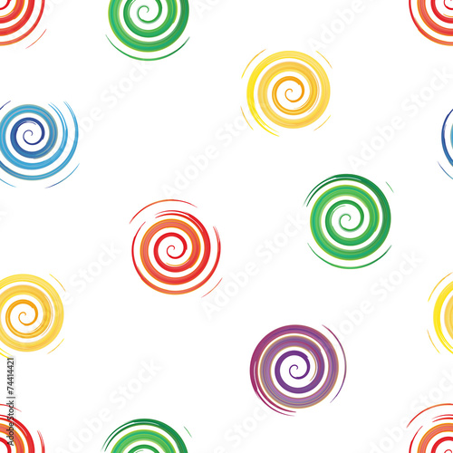 Fototapeta spirala wzór sztuka tekstura czerwony