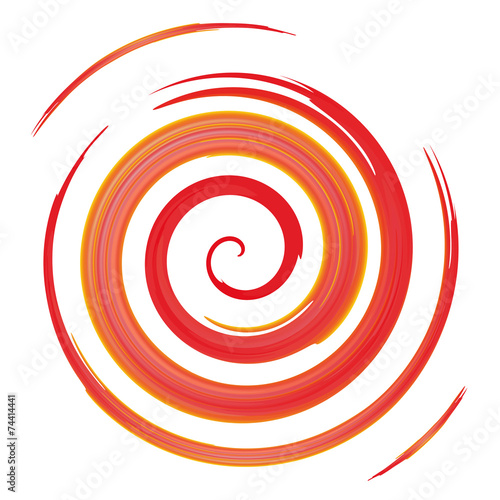 Obraz na płótnie spirala wzór sztuka ilustracja gwasz