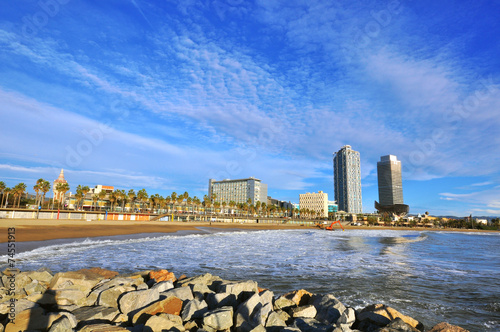 Fototapeta hiszpania miejski nowoczesny morze zatoka