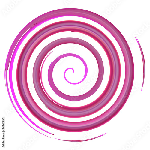 Fototapeta spirala sztuka wzór cyfrowy linia
