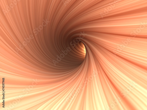 Naklejka spirala 3D obraz tunel